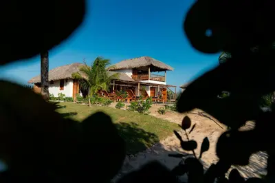 O edifício onde a casa de hóspedes está situado