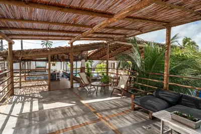 Uma varanda ou terraço em Casa Nomade