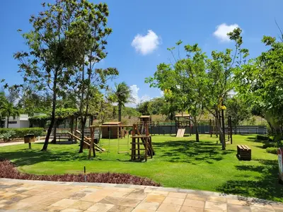 Um jardim no exterior de Wai Wai Cumbuco Eco Residence - Bahamas 101