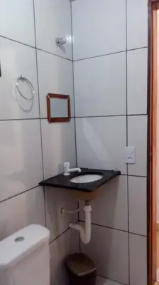 Uma casa de banho em Jangadas do Pontal