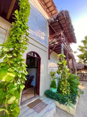 Um jardim no exterior de Residencial Bem-te-vi