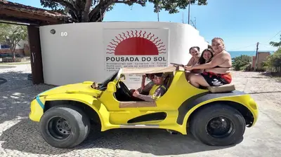 Os clientes hospedados em Pousada do Sol