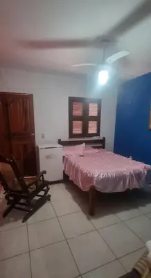 Uma cama ou camas num quarto em Suites Solar dos Arcanjos Guaramiranga