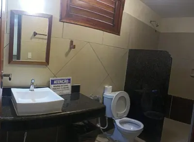 Uma casa de banho em Hotel Alta Vista