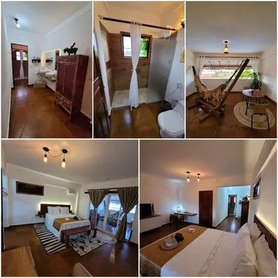 Uma cama ou camas num quarto em R.I.O