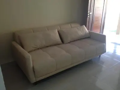 Uma área de estar em Barcelona Beach Residence
