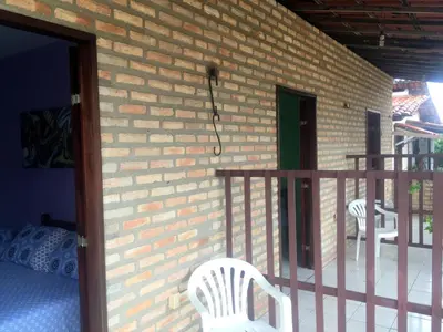 Uma varanda ou terraço em Pousada Brilho da Lua