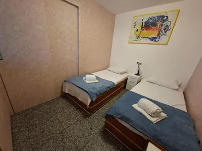 Uma cama ou camas num quarto em Flat Atlântico Meireles by Escala