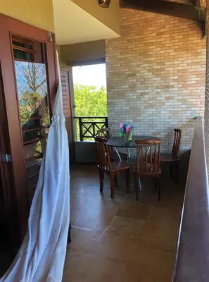 Uma varanda ou terraço em Wind Villa Cumbuco - Apartamento