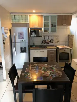 A cozinha ou kitchenette de Terrço do Atlântico 2 quats Beira Mar