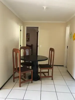 Uma área de estar em Porto de Iracema Residence CBT