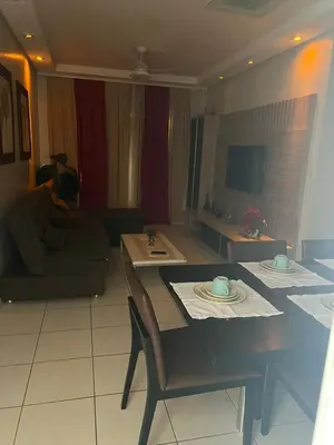 Uma área de estar em Apartamento Completo no Beach Living Porto das Dunas - Apto Luxo