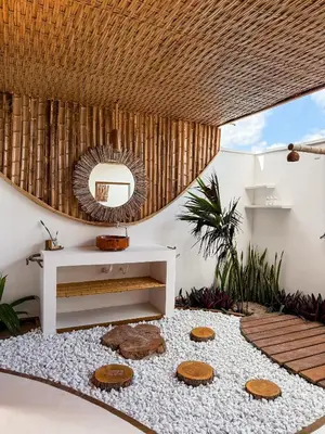 A planta de BAMBU BLU Lagoon Homes - Ilha do Guajiru