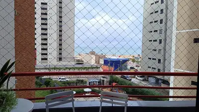 O edifício onde o apartamento está situado