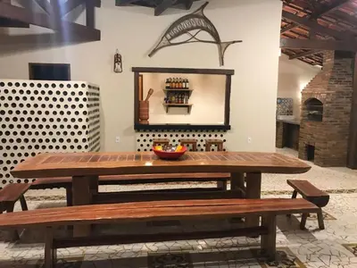 A planta de Mansão Rústica 10 Suítes a 150 metros do Mar e Beach Park