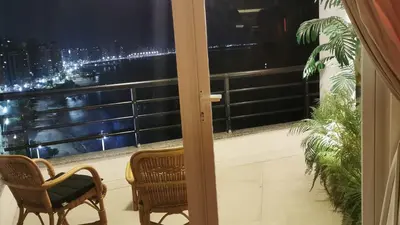 Uma varanda ou terraço em Seaflats Iate Plaza Hotel