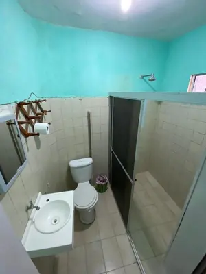 Uma casa de banho em Sol'Lar Pousada & Hostel