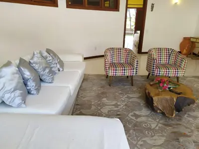 Uma área de estar em Refúgios Parajuru - Villa Cacau