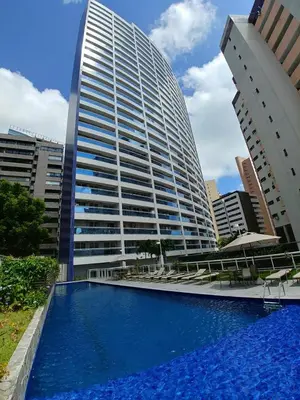 A piscina em ou perto de Apartamento 2 quartos Fortaleza Meireles-100m Beira-Mar