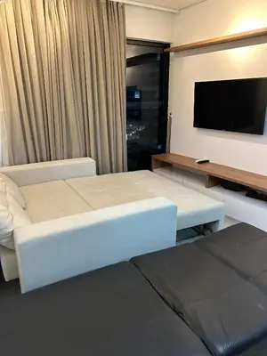 Uma televisão e/ou sistema de entretenimento em Landscape Beira Mar Fortaleza