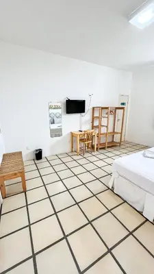 Uma televisão e/ou sistema de entretenimento em Sonho de Iracema Hostel Boutique