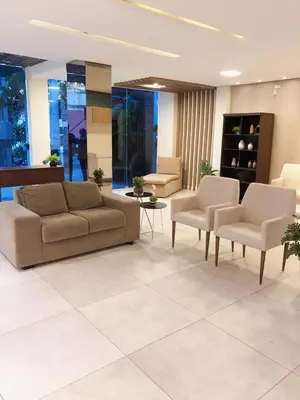 Uma área de estar em Angra Praia Hotel