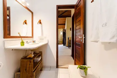 Uma casa de banho em Casa Bia