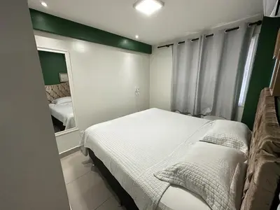 Uma cama ou camas num quarto em Helbor My Way - Compactos de luxo