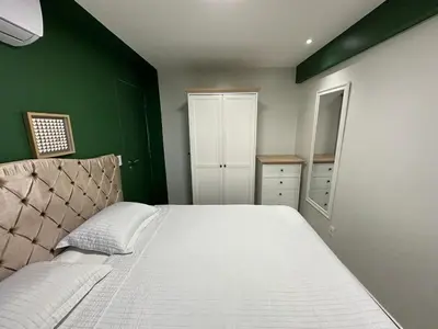 Uma cama ou camas num quarto em Helbor My Way - Compactos de luxo