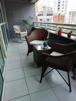 Uma varanda ou terraço em Beach Class Rosalux 707