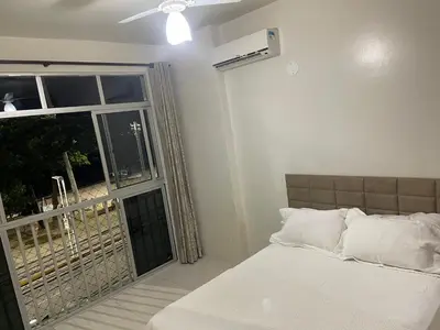 Uma cama ou camas num quarto em Apartamento Fortaleza - Beira Mar - Mucuripe