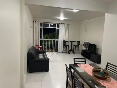 Uma área de estar em Apartamento Fortaleza - Beira Mar - Mucuripe
