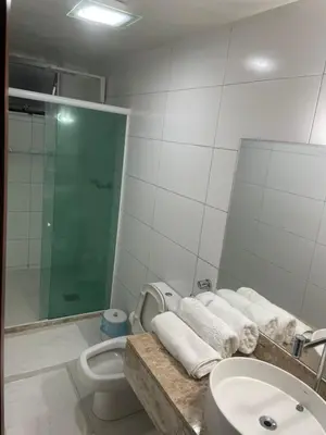 Uma casa de banho em Apartamento Fortaleza - Beira Mar - Mucuripe
