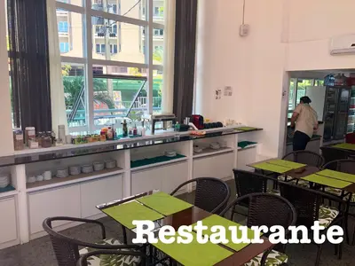Um restaurante ou outro lugar para comer em Localização PRIVILEGIADA Beach Class Iracema