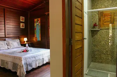 Uma casa de banho em Casa Mirella Jeri
