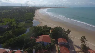 A planta de Pousada Casa Canto das Águas