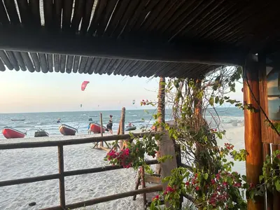 Paisagem natural perto da casa de hóspedes