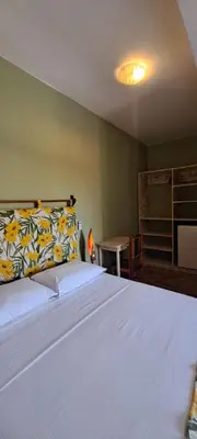 Uma cama ou camas num quarto em Casa Strela Jericoacoara