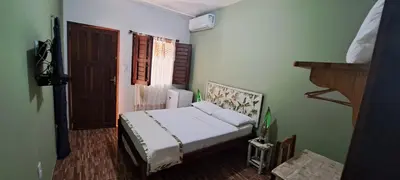 Uma cama ou camas num quarto em Casa Strela Jericoacoara