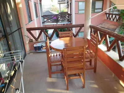 Uma varanda ou terraço em Sea View Dream Village