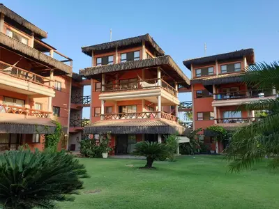 O edifício onde o apartamento está situado