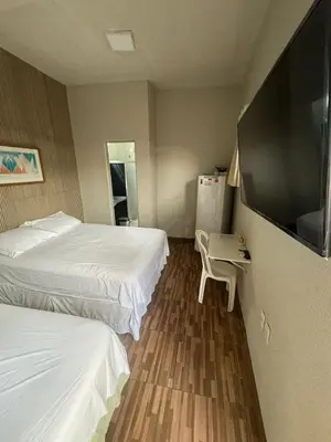 Uma cama ou camas num quarto em Pousada da Celma