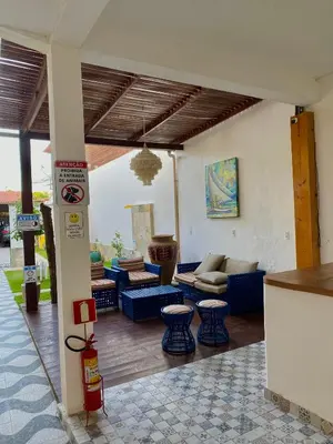 Uma área de estar em Pousada São Pedro