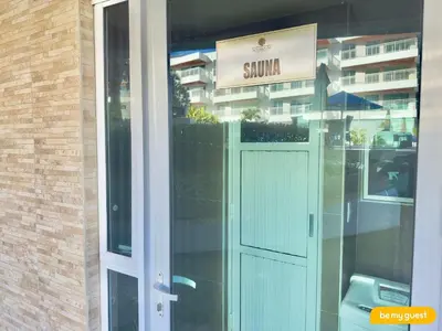 A planta de Solarium Residence no Porto das Dunas