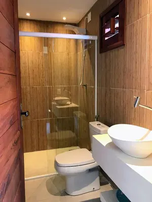 Uma casa de banho em Junduh Brasil Pousada e Restaurante