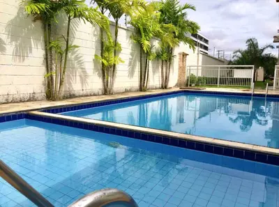 A planta de APT1 Piscina Netflix WiFi Ar Cond próx a 2 shoppings