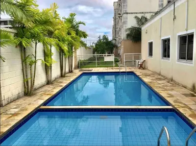A planta de APT1 Piscina Netflix WiFi Ar Cond próx a 2 shoppings