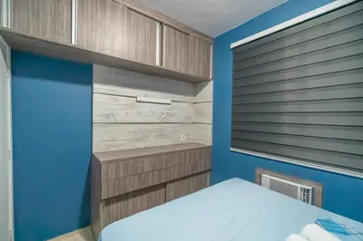 A planta de APT1 Piscina Netflix WiFi Ar Cond próx a 2 shoppings
