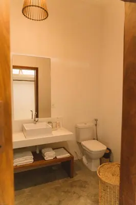 Uma casa de banho em Villa Binn Preá