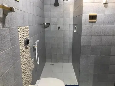 Uma casa de banho em Pousada Azul Marinho
